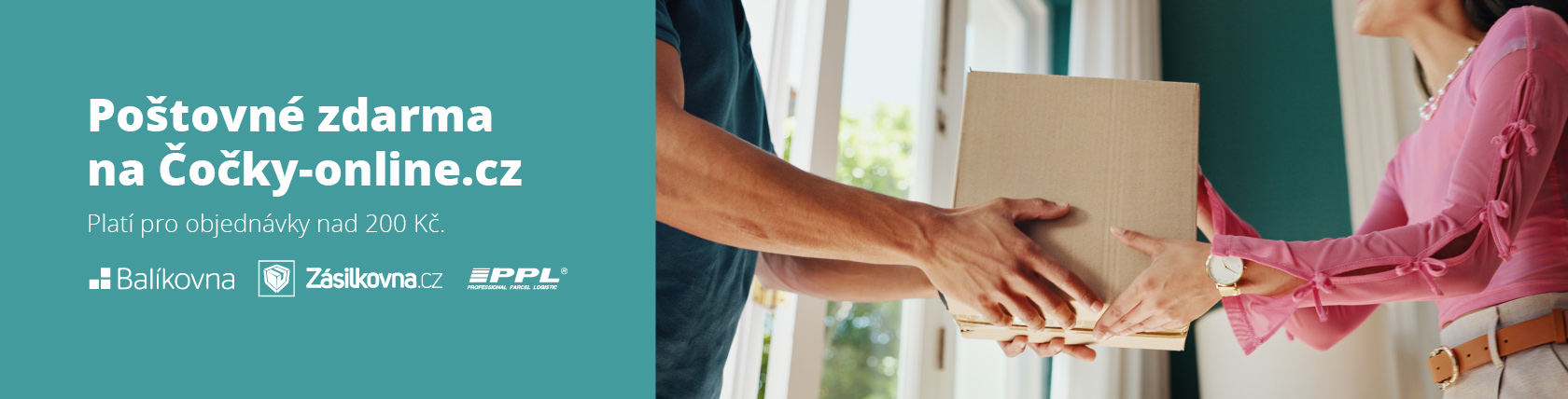 Získejte poštovné zdarma na Vaši objednávku
