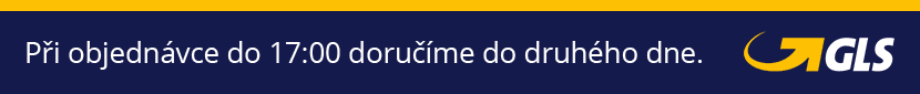 Při objednávce do 17:00 doručíme do druhého dne.