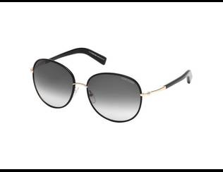 Tom Ford GEORGIA FT0498 01B Sluneční brýle - Tom Ford - Tom Ford GEORGIA FT0498 01B