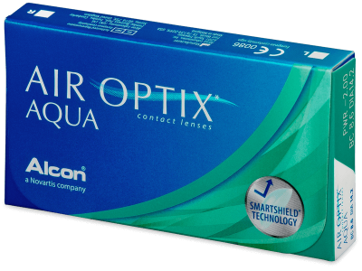 Air Optix Aqua (3 čočky) - Měsíční kontaktní čočky