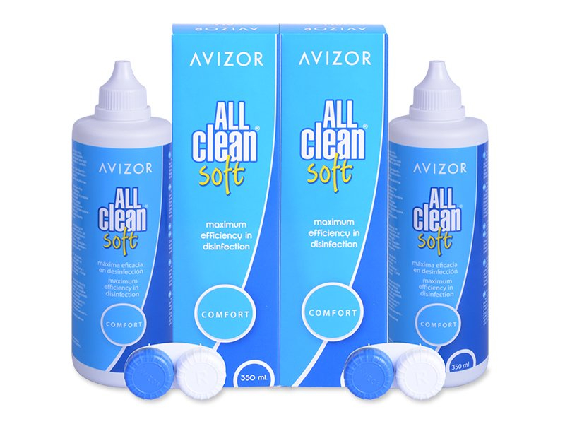 Roztok Avizor All Clean Soft 2x350 ml - Výhodné dvojbalení roztoku