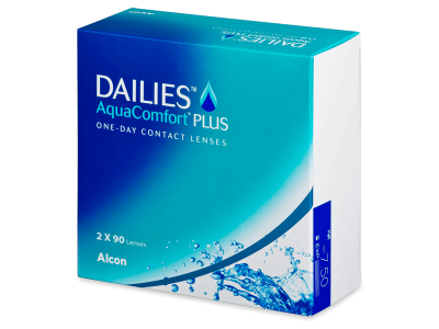 Dailies AquaComfort Plus (180 čoček) - Jednodenní kontaktní čočky