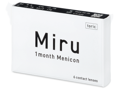 Miru 1 Month Menicon for Astigmatism (6 čoček) - Torické kontaktní čočky