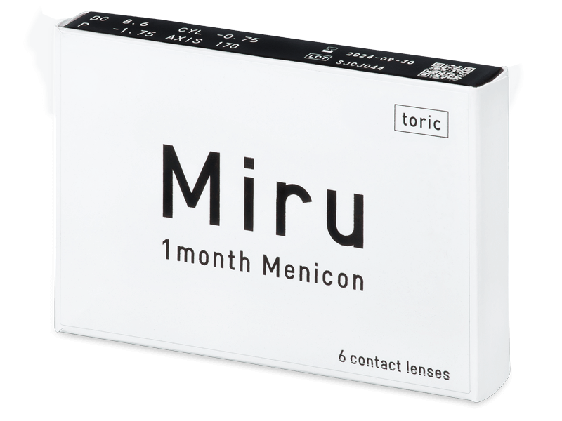 Miru 1 Month Menicon for Astigmatism (6 čoček) - Torické kontaktní čočky