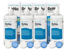 Roztok ReNu MultiPlus 4 x 360 ml Roztoky na kontaktní čočky - čistící a dezinfekční oční roztoky - Roztok ReNu MultiPlus 4 x 360 ml