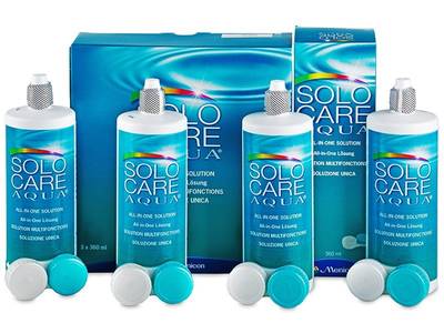 Roztok SoloCare Aqua 4 x 360 ml - Předchozí design