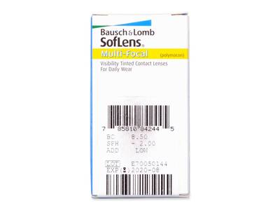 SofLens Multi-Focal (3 čočky) - Náhled parametrů čoček