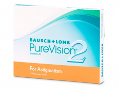 PureVision 2 for Astigmatism (3 čočky) Torické (astigmatické) kontaktní čočky - PureVision 2 for Astigmatism (3 čočky)