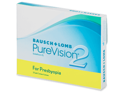 PureVision 2 for Presbyopia (3 čočky) - Multifokální kontaktní čočky