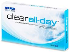 Clear All-Day (6 čoček) Měsíční levné kontaktní čočky - Clear All-Day (6 čoček)
