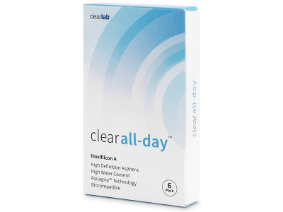 Clear All-Day (6 čoček) - Měsíční kontaktní čočky