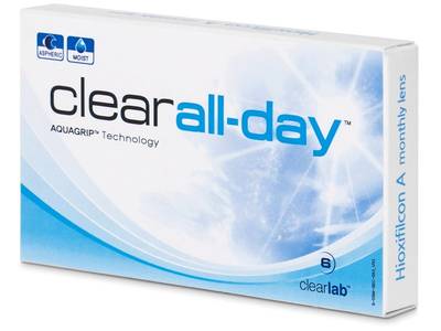 Clear All-Day (6 čoček) - Měsíční kontaktní čočky