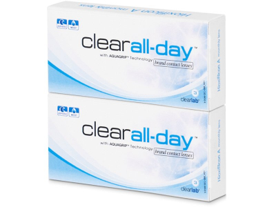Clear All-Day (6 čoček) - Měsíční kontaktní čočky