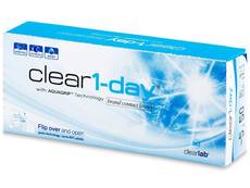 Clear 1-Day (30 čoček) Jednodenní levné kontaktní čočky - Clear 1-Day (30 čoček)