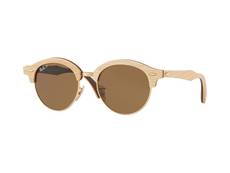 Ray-Ban CLUBROUND WOOD RB4246M 117957 Pánské sluneční brýle - Ray-Ban CLUBROUND WOOD RB4246M 117957
