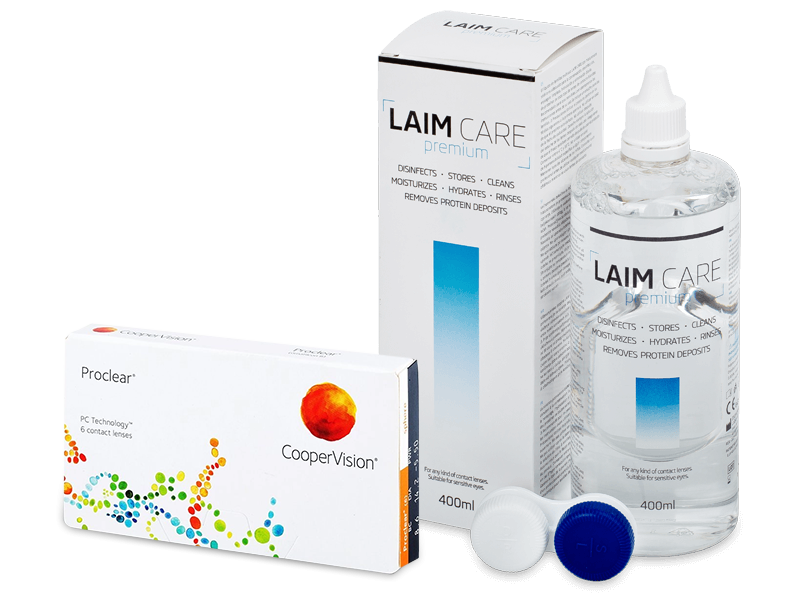Proclear Compatibles Sphere (6 čoček) + roztok Laim-Care 400ml - Výhodný balíček