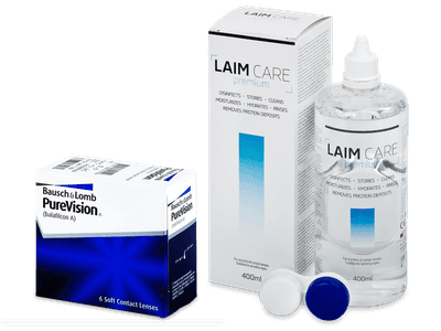 PureVision (6 čoček) + roztok Laim Care 400ml