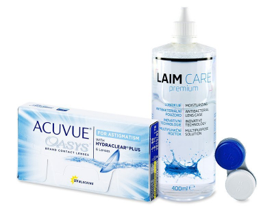 Acuvue Oasys for Astigmatism (6 čoček) + roztok Laim Care 400ml