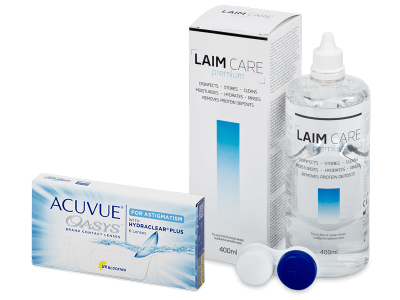 Acuvue Oasys for Astigmatism (6 čoček) + roztok Laim Care 400 ml