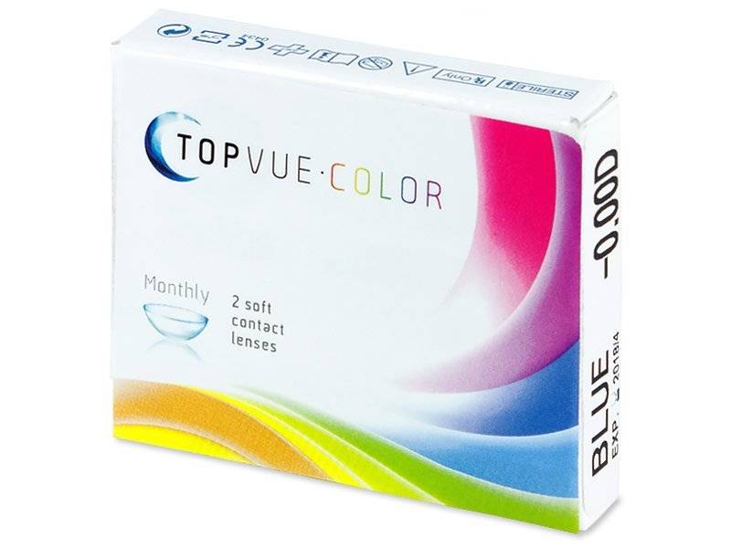 TopVue Color - nedioptrické (2 čočky) - Barevné kontaktní čočky