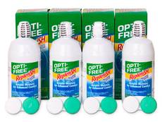 Roztok OPTI-FREE RepleniSH 4 x 300 ml Roztoky na kontaktní čočky - čistící a dezinfekční oční roztoky - Roztok OPTI-FREE RepleniSH 4 x 300 ml