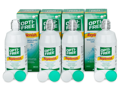 Roztok OPTI-FREE RepleniSH 4 x 300 ml 