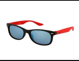 Kids sunglasses Alensa Sport Black Red Mirror Sluneční brýle - Wayfarer - Kids sunglasses Alensa Sport Black Red Mirror