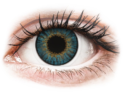 Air Optix Colors - Blue - dioptrické (2 čočky) - Barevné kontaktní čočky