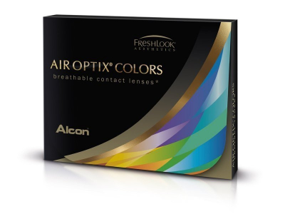 Air Optix Colors - Sterling Gray - dioptrické (2 čočky) - Barevné kontaktní čočky