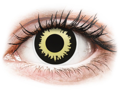 ColourVUE Crazy Lens - Eclipse - nedioptrické (2 čočky) - Barevné kontaktní čočky