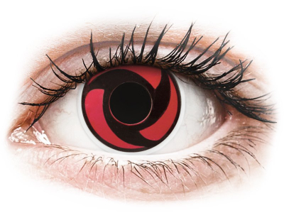 ColourVUE Crazy Lens - Mangekyu - nedioptrické (2 čočky) - Barevné kontaktní čočky