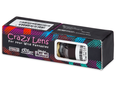 ColourVUE Crazy Lens - Red Devil - nedioptrické (2 čočky) - Produkt je dostupný také v této variantě balení