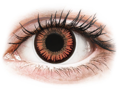 ColourVUE Crazy Lens - Vampire - nedioptrické (2 čočky) - Barevné kontaktní čočky
