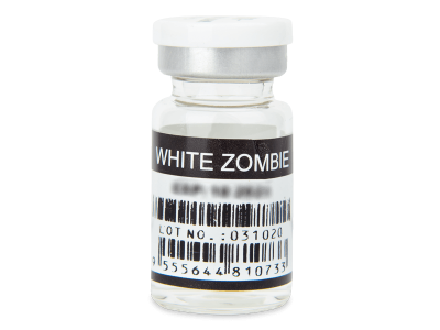 ColourVUE Crazy Lens - White Zombie - nedioptrické (2 čočky) - Vzhled blistru s čočkou
