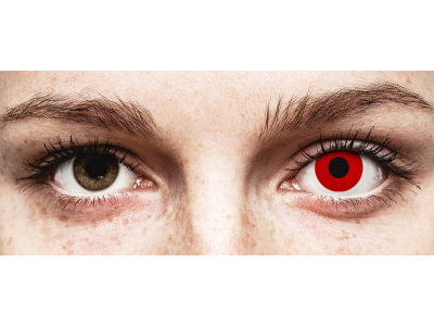 ColourVUE Crazy Lens - Red Devil - dioptrické (2 čočky)