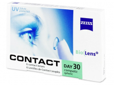 Carl Zeiss Contact Day 30 Compatic (6 čoček) Měsíční levné kontaktní čočky - Carl Zeiss Contact Day 30 Compatic (6 čoček)