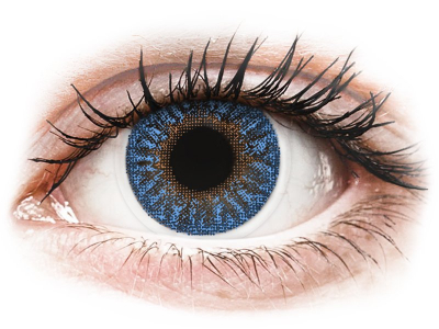 TopVue Color - True Sapphire - dioptrické (2 čočky)