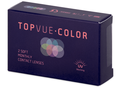 TopVue Color - True Sapphire - nedioptrické (2 čočky) - Barevné kontaktní čočky