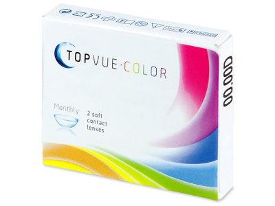 TopVue Color - Turquoise - nedioptrické (2 čočky) - Předchozí design