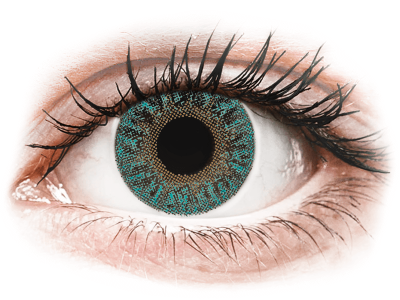 TopVue Color - Turquoise - nedioptrické (2 čočky) - Barevné kontaktní čočky