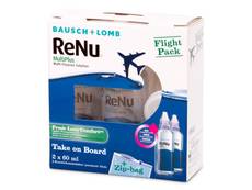 Roztok ReNu MultiPlus Flight Pack 2x60 ml Kontaktní čočky Bausch and Lomb - Roztok ReNu MultiPlus Flight Pack 2x60 ml