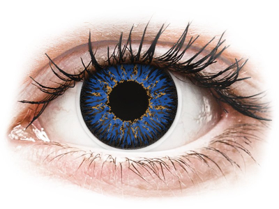 ColourVUE Glamour Blue - nedioptrické (2 čočky) - Barevné kontaktní čočky