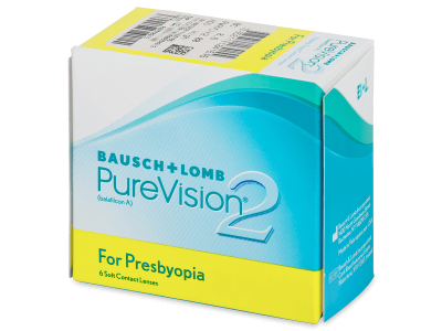 PureVision 2 for Presbyopia (6 čoček) - Multifokální kontaktní čočky