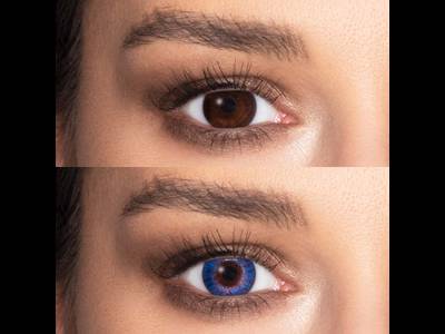 FreshLook ColorBlends Blue - dioptrické (2 čočky)