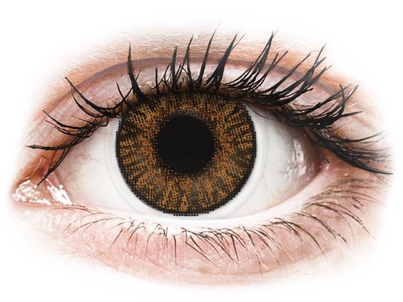 FreshLook ColorBlends Honey - dioptrické (2 čočky) - Barevné kontaktní čočky