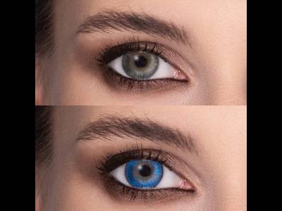 FreshLook ColorBlends True Sapphire - dioptrické (2 čočky)