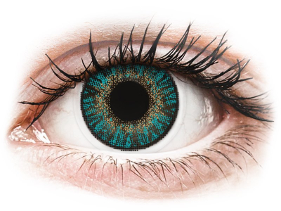 FreshLook ColorBlends Turquoise - dioptrické (2 čočky) - Barevné kontaktní čočky
