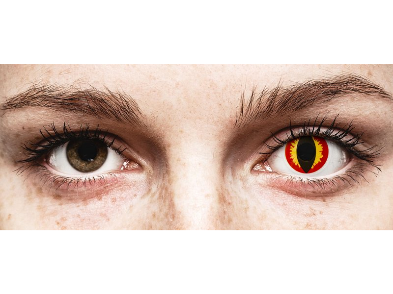 ColourVUE Crazy Lens - Dragon Eyes - nedioptrické jednodenní (2 čočky)