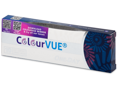 ColourVue One Day TruBlends Blue - dioptrické (10 čoček) - Produkt je dostupný také v této variantě balení