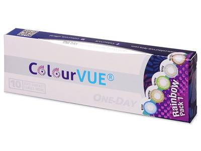 ColourVue One Day TruBlends Rainbow 1 - nedioptrické (10 čoček) - Produkt je dostupný také v této variantě balení